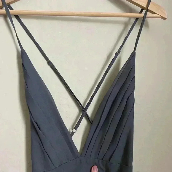 Meghan LA Enchanted‎ Garden Maxi Dress Gray - Picture 6 of 16